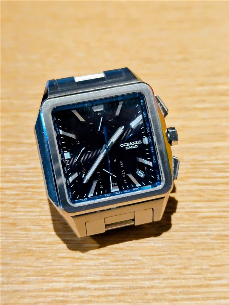 【超希少】カシオ　オシアナス　OCW-T5000-1AJF 箱説保　コマ付 OCEANUS （豪華おまけ有） オシアナス 電波ソーラー 腕時計