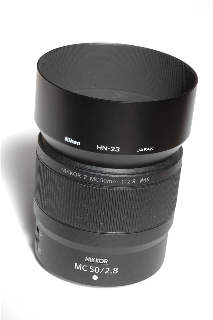 ニコンのミラーレス用 Zマイクロ50mm F2.8 レンズに使用』 ニコン HN