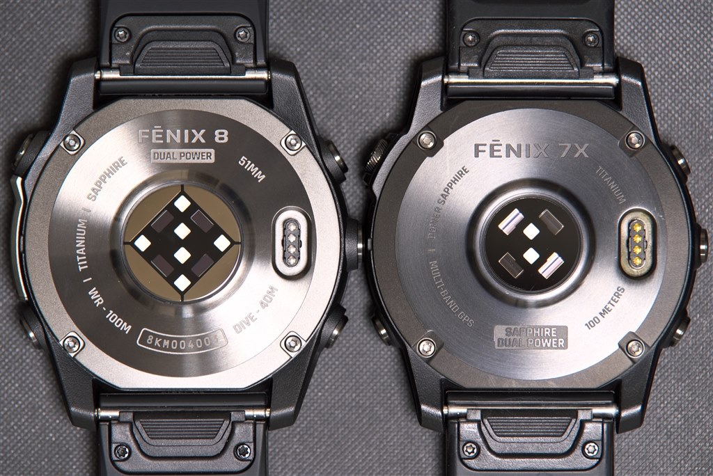 fenix 7Xからの買い換え。前モデルから更に進化はしていますが