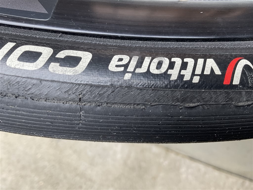 約5000km使用 ノーパンク 軽量で良いタイヤ』 Vittoria Vittoria CORSA