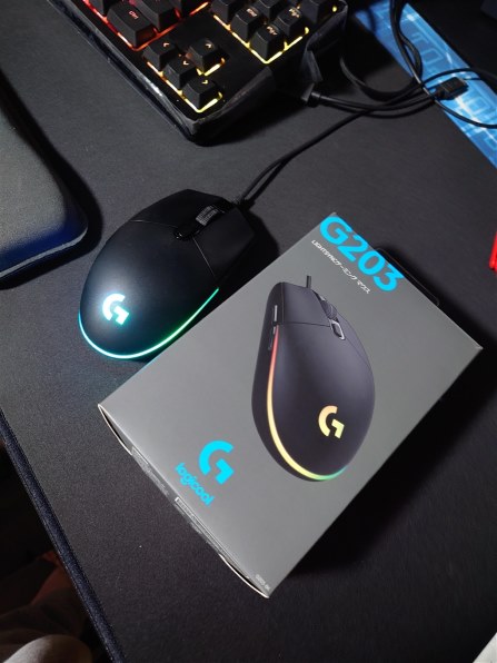 ロジクール G203 LIGHTSYNC Gaming Mouse G203-BK [ブラック