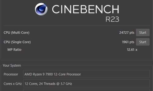 AMD Ryzen 9 7900 BOX投稿画像・動画 - 価格.com