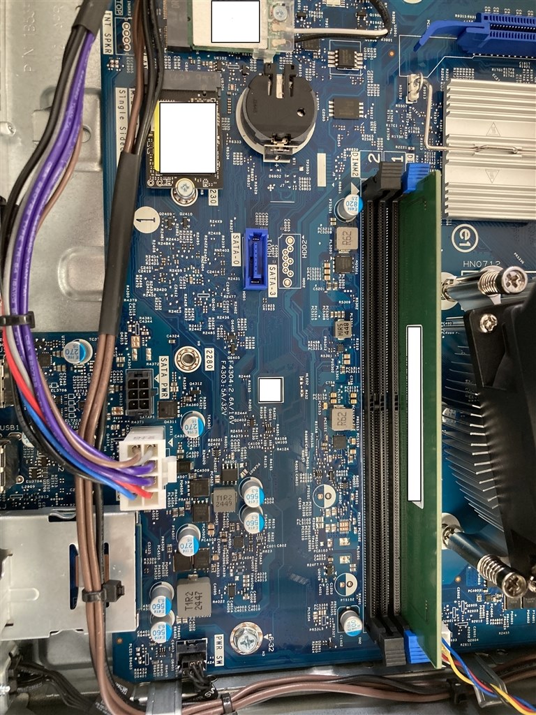 内部へのHDD増設』 Dell Dell スリム デスクトップ Core i3 14100・8GB