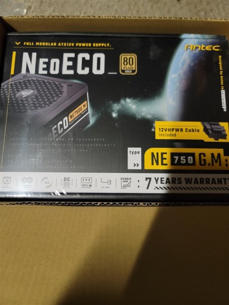 【未開封品】NeoECO Gold NE750G M Amazon.co.jp: Antec NeoECO NE750G M 80+ ゴールド認定 完全