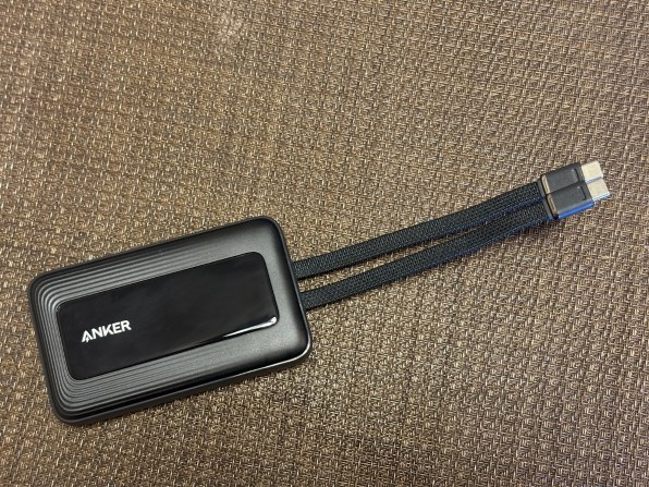 ANKER Zolo Power Bank (10000mAh 35W Built-In Dual USB-Cケーブル