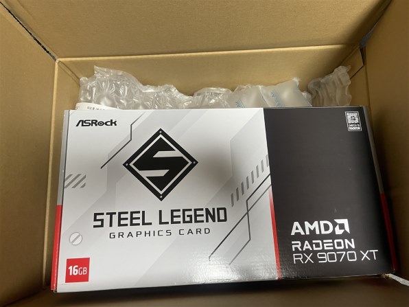 新品未開封 ASRock Steel legend RX 9070 XT ASRock > AMD Radeon™ RX 9070 XT Steel Legend Dark 16GB