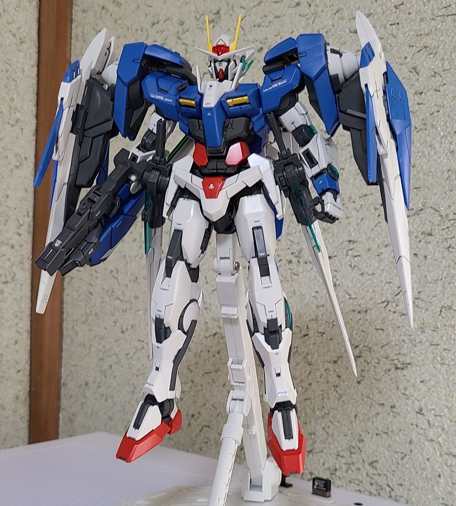 MG ダブルオーライザー(訳あり品) バンダイ 1/100 No.13 GN-0000+GNR-010 ダブルオーライザー