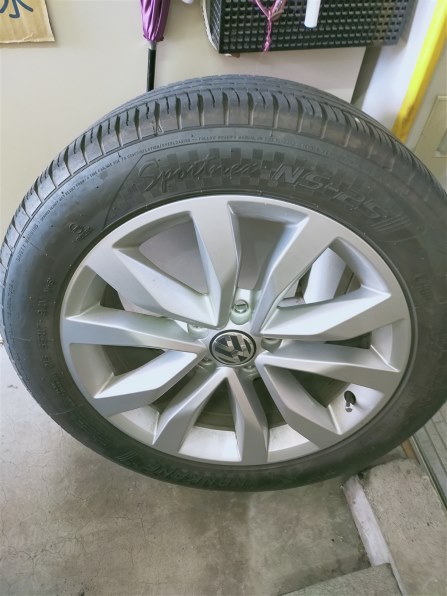 5年くらい使用のタイヤ』 NANKANG [1本] NS-25 215/55R17 94V バニラ