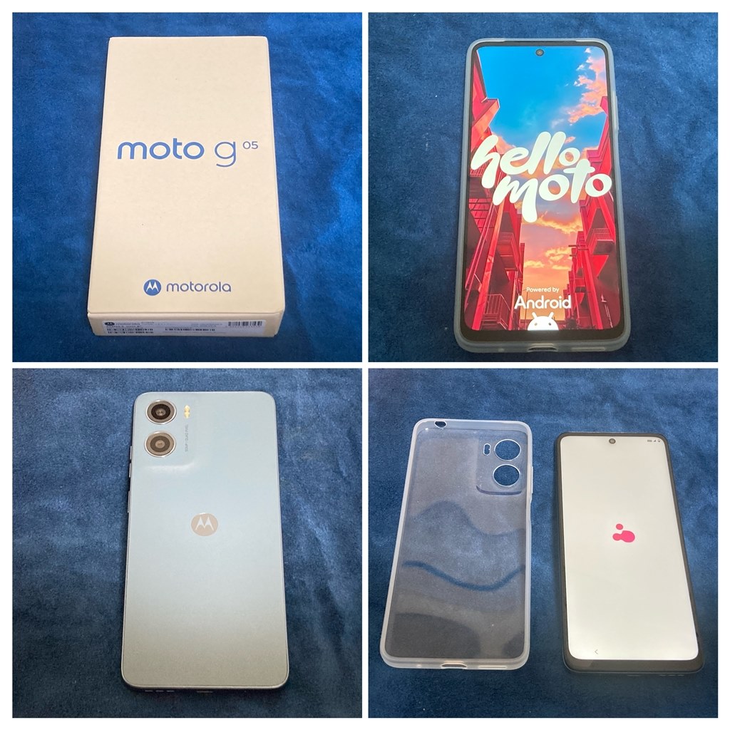 motorola moto g 05 ミスティブルー