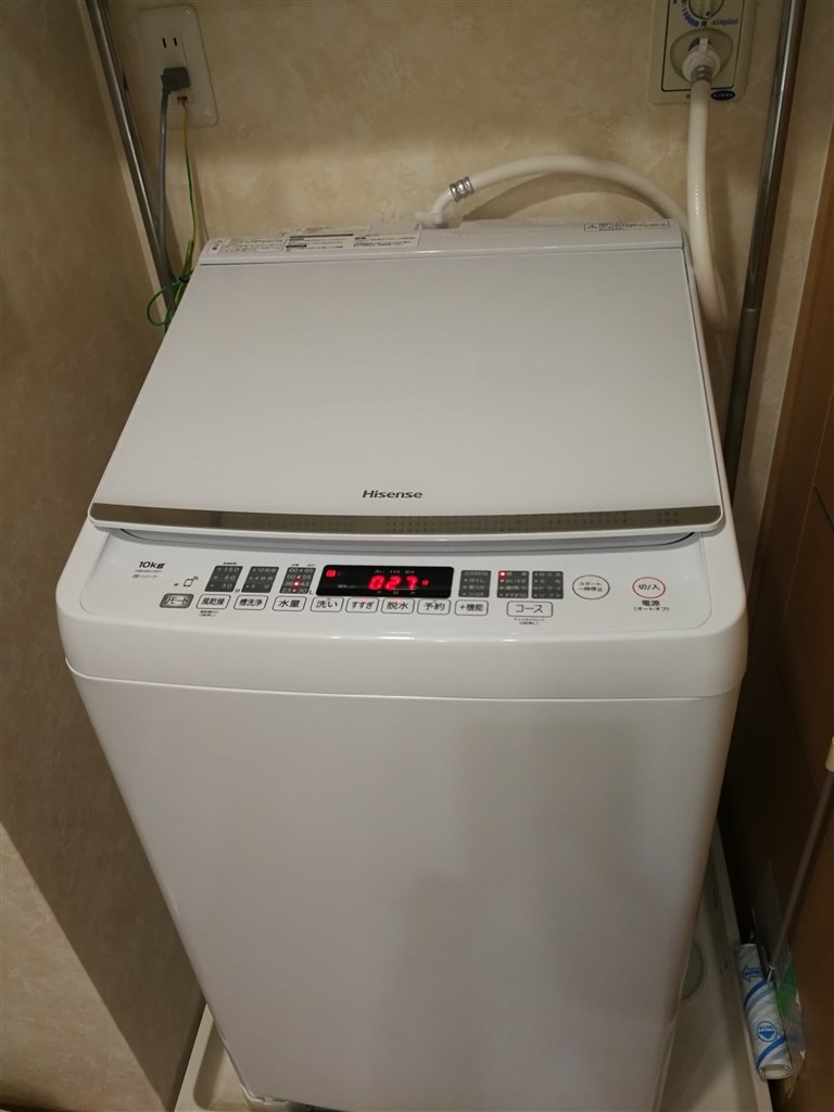 日本には縦型洗濯機だよ』 ハイセンス HW-DG1001 奥元内就さんの