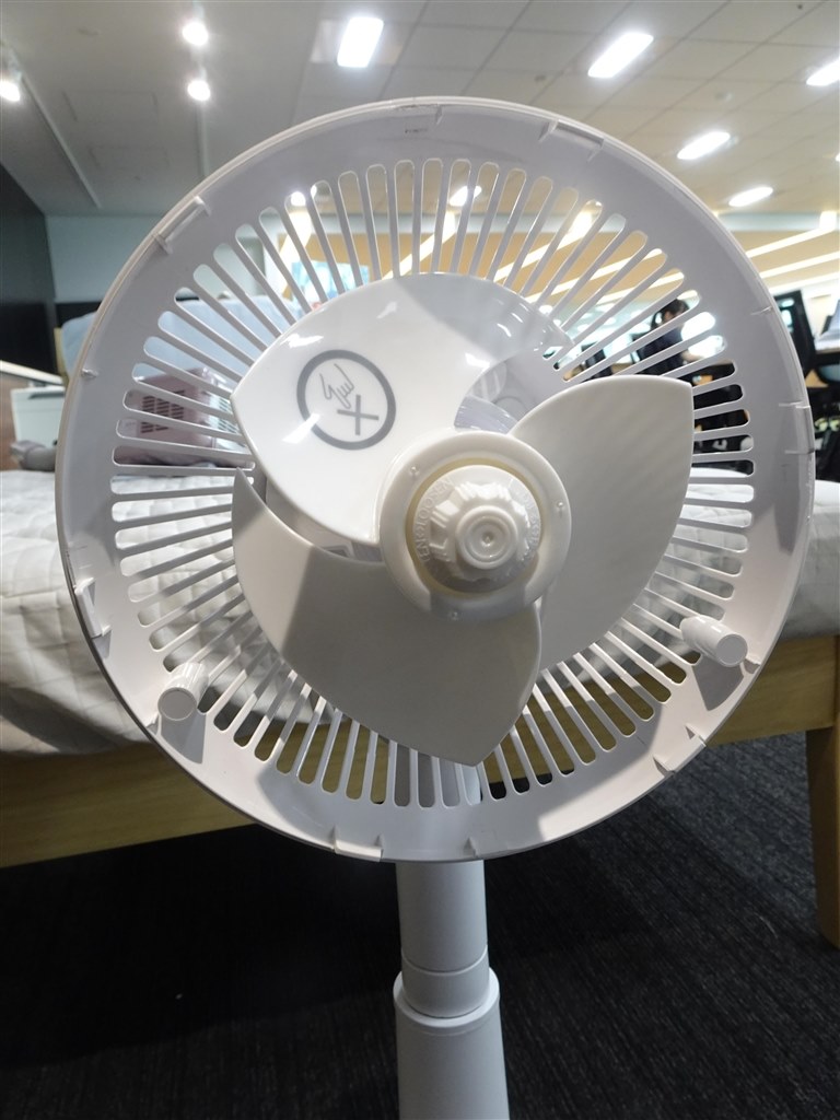 WOOZOO 扇風機 STF-SDC15TEC-W ホワイト グリル構造の変更で風力・外観の格が上がったサーキュレーター扇