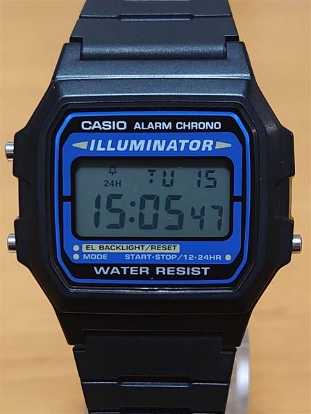 カシオ スタンダード F-105W-1AWJH 価格比較 - 価格.com