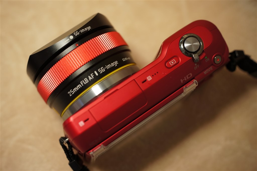 結構太い』 SG-image AF 25mm F1.8 ブラック [ソニーE用] シャンプー