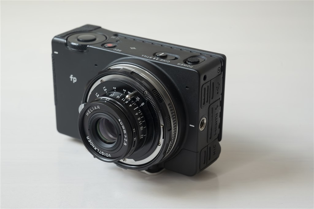 HELIAR 40mm F2.8 Aspherical VM ブラックペイント Voigtlander 40mm f/2.8 VM Black Paint