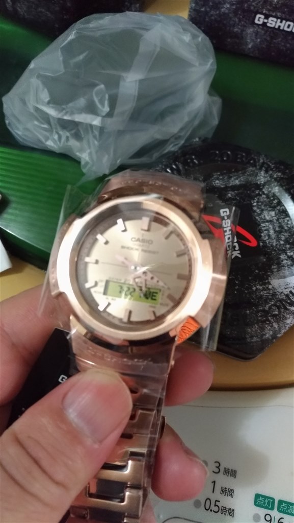 綺麗だなと思いました。』 カシオ G-SHOCK AWM-500GD-4AJF まぐたろう