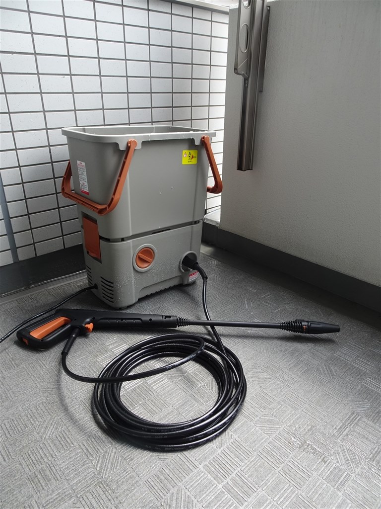 アイリスのタンク式高圧洗浄機では歴代最大圧力のハイパワー