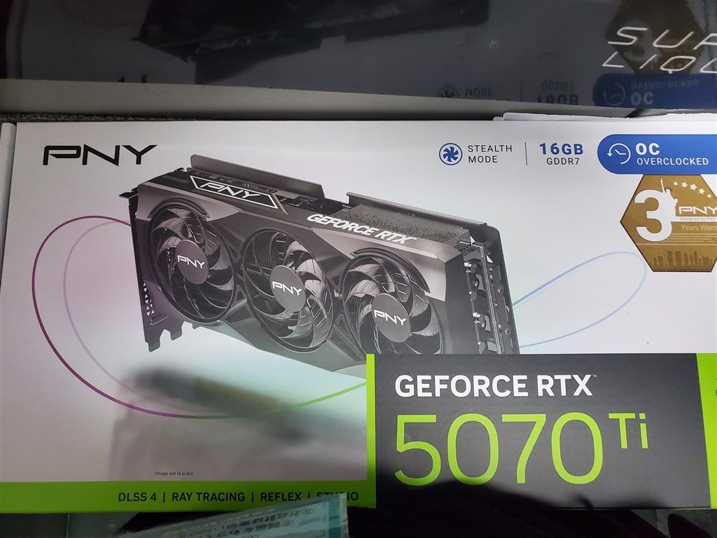 完全に光らないグラボ』 PNY GeForce RTX 5070 Ti 16GB