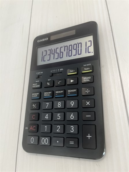 CASIO 電卓 【メーカーお取り寄せ】S100ジャストタイプ[ブラック 