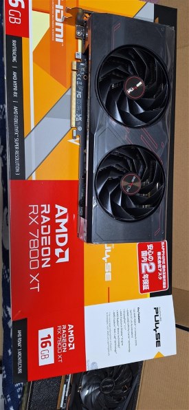 グラフィックボード・グラボ・ビデオカード SAPPHIRE PULSE RX7800XT GAMING SAPPHIRE SAPPHIRE PULSE Radeon RX 7800 XT GAMING 16GB GDDR6
