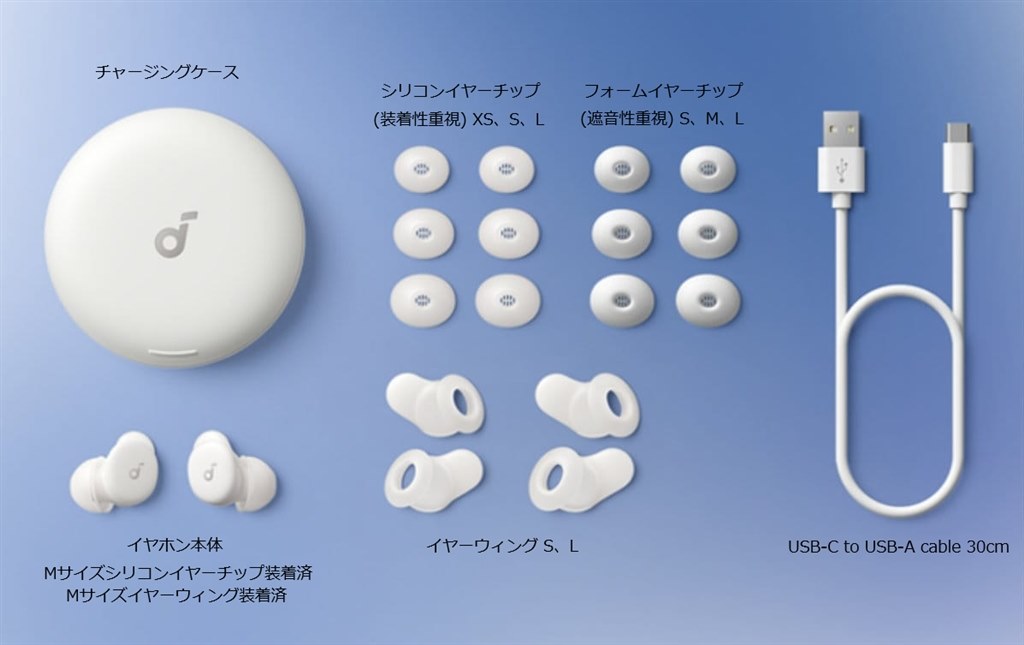 Anker Soundcore Sleep A30 ワイヤレスイヤホン 寝ホン Soundcore Sleepシリーズ | 睡眠を耳から支える完全ワイヤレス