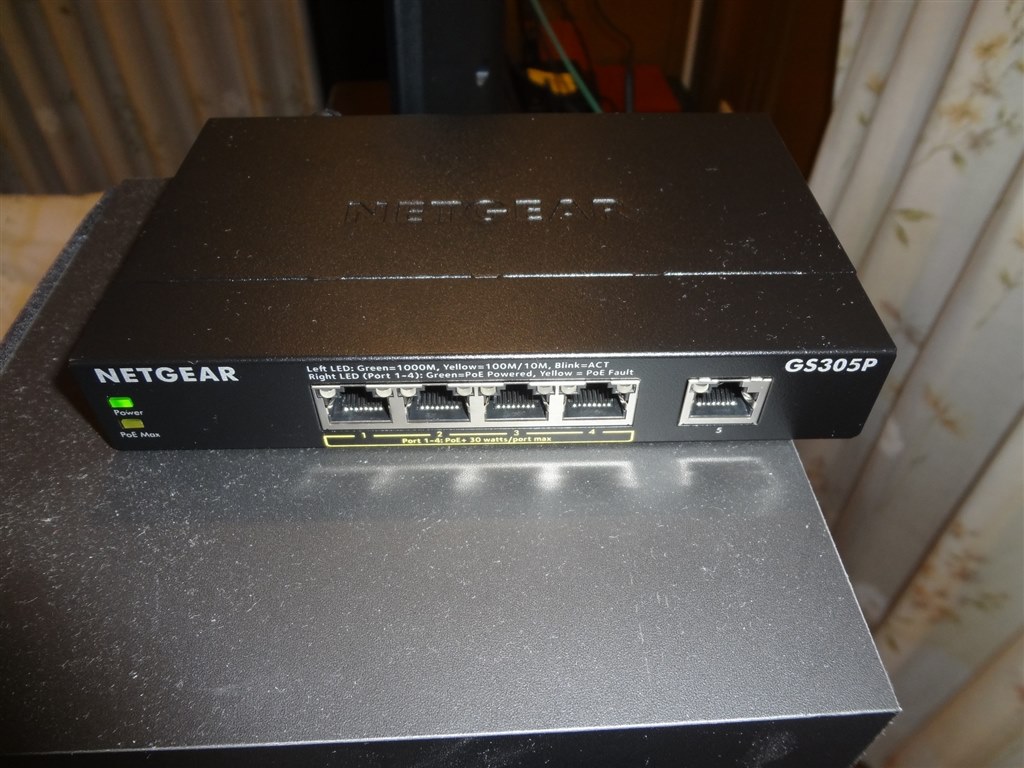 安価に1GのPOEのHUBを入手できた。』 NETGEAR GS305P-300JPS Gankun
