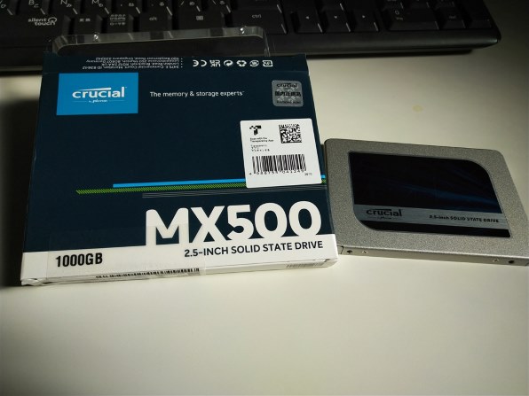 crucial MX500 2.5インチ SSD 500GB Crucial MX500 500GB 3D NAND SATA 2.5-inch 7mm (with 9.5mm