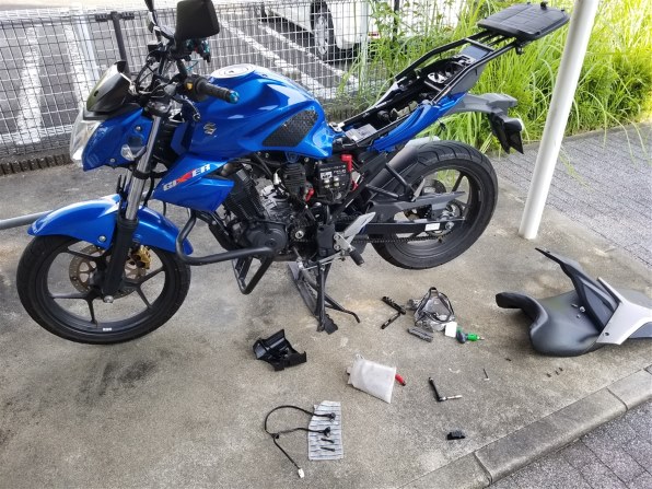 SUZUKI ジクサー150 青 格安提供車 エンジン始動動画 半額配送キャンペーン 期間限定価格 現状渡し諸経費￥0- 横浜 P-Yard 新車35万2000円の最強コスパ系150ccバイク！ スズキの燃費王『ジクサー