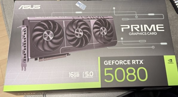ASUS PRIME-RTX5080-16G 【新品】 Amazon.co.jp: ASUS NVIDIA GeForce RTX 5080 ビデオカード 16GB GDDR7