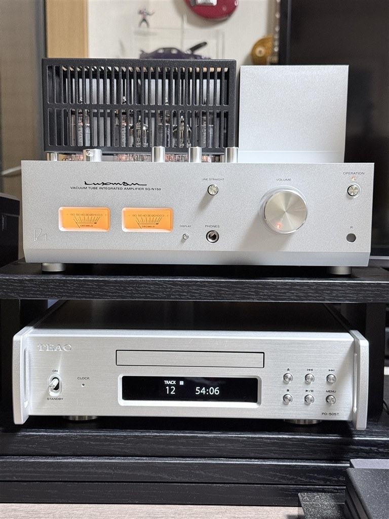 このアンプで音楽を聴くと思わず笑顔になります』 LUXMAN SQ-N150 紫
