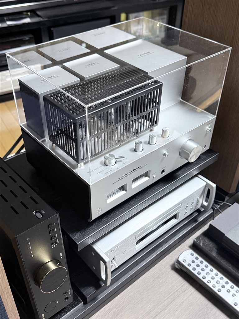 このアンプで音楽を聴くと思わず笑顔になります』 LUXMAN SQ-N150 紫