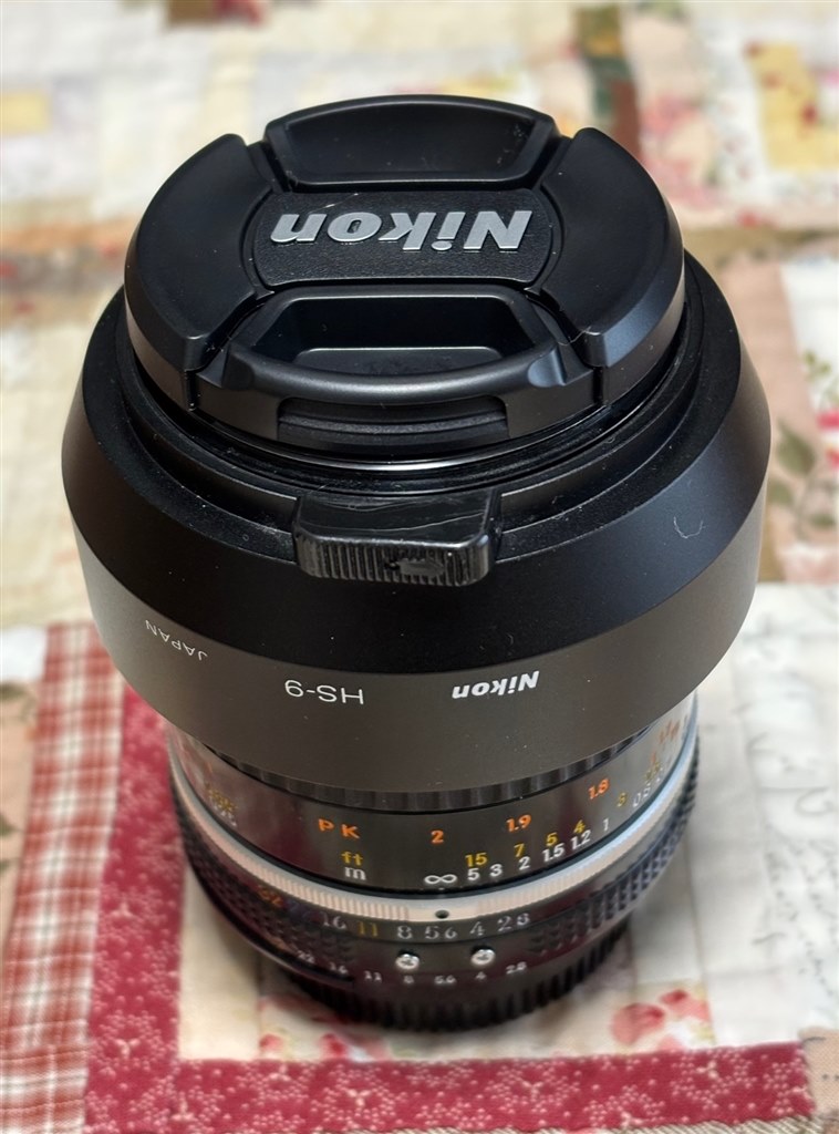 Nikonレンズフード HS-9用にレンズキャップLC-52を購入しました