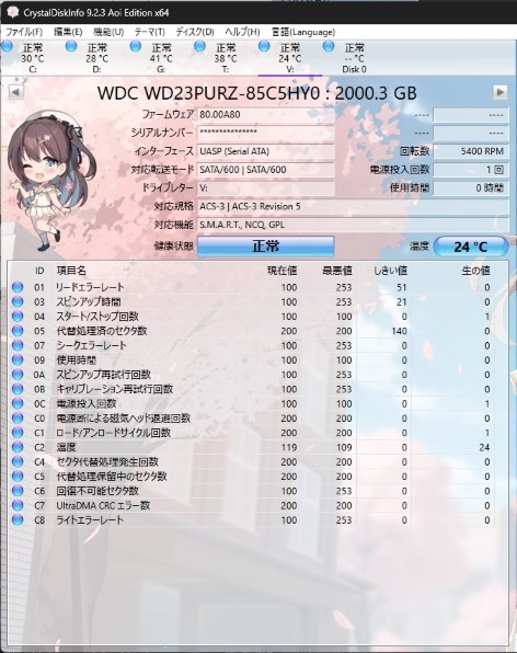 WESTERN DIGITAL WD23PURZ [2TB SATA600] 価格比較 - 価格.com