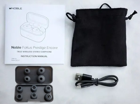 Noble Audio Fokus Prestige ブラック レンタル] Noble Audio FoKus Prestige ワイヤレスイヤホン ブラック
