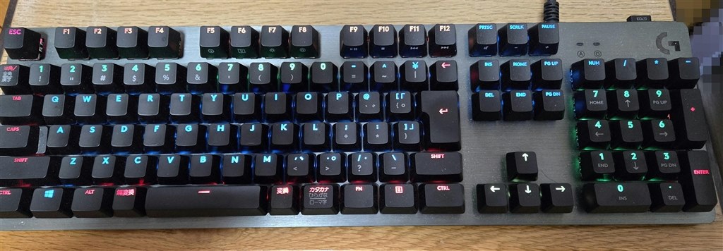 ゲームはしないけれどゲーミングキーボード（笑）』 ロジクール G512