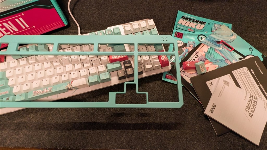 モミジ【新品未開封】ASUS 初音ミク コラボキーボード 赤軸 Amazon.co.jp: TUF Gaming x 初音ミクエディション/ASUS ゲーミング
