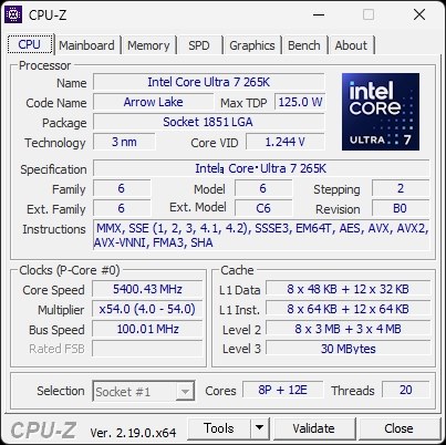 インテル Core Ultra 7 265K BOX 価格比較 - 価格.com