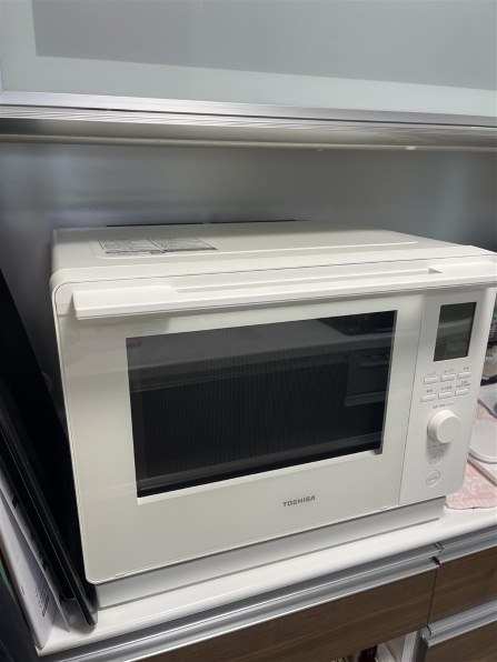 TOSHIBA ER-D100B オーブンレンジ 3か月使用品 東芝(TOSHIBA) ER-D100B-H アッシュグレージュ 石窯ドーム 角皿式