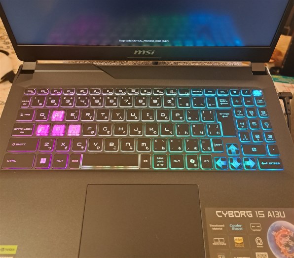 MSI Cyborg-15-A13UCK-4169JP [ブラック&スケルトン] 価格比較 - 価格.com