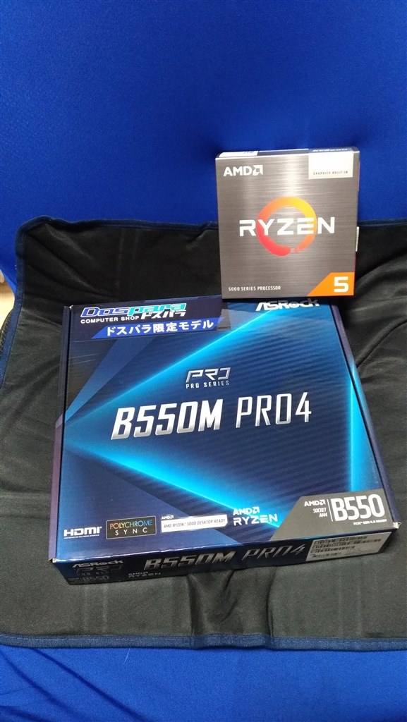 5600GTと組みました』 ASRock B550M Pro4 まぐたろうさんのレビュー