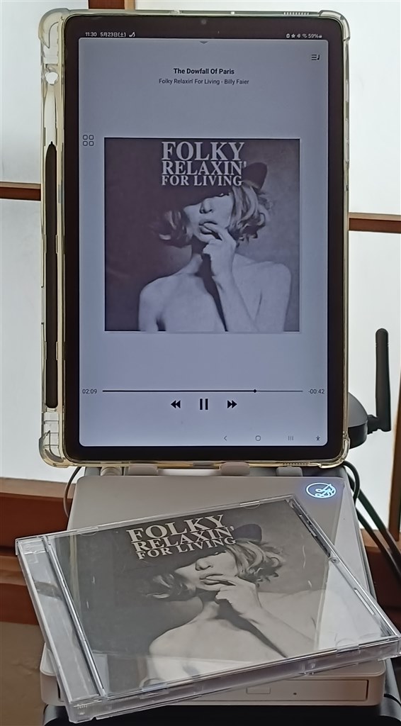 楽曲情報を表示させながらの再生に使っています』 IODATA CDレコ6 CD