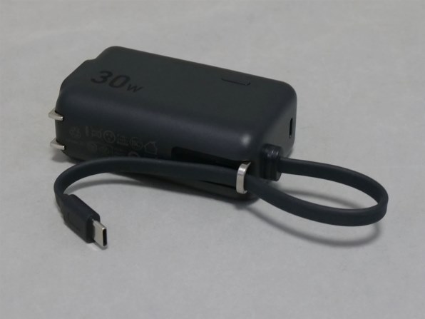 ANKER Power Bank (30W Fusion Built-In USB-C ケーブル) A1636N13