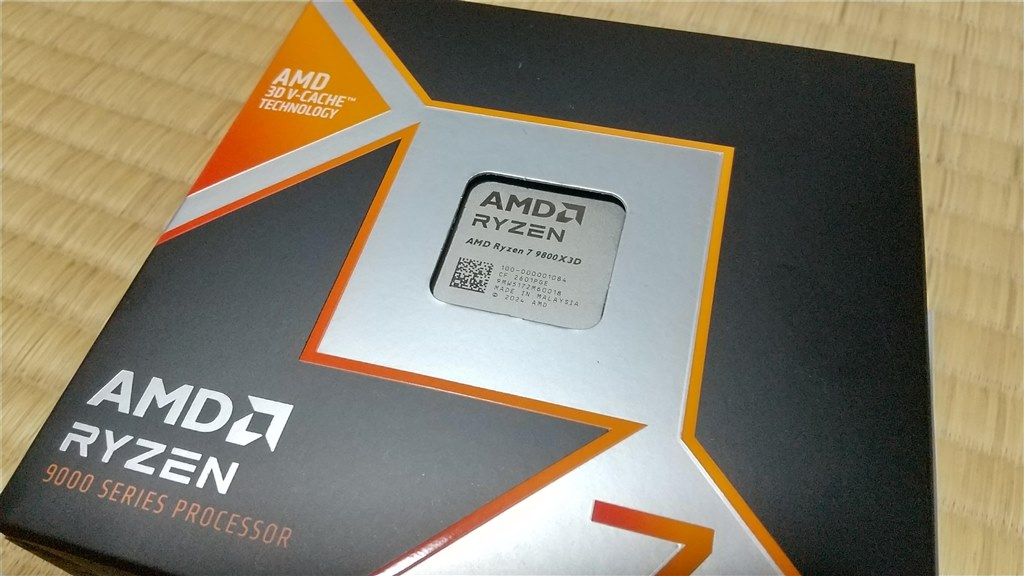 思ったより安くなってました』 AMD Ryzen 7 9800X3D BOX N.kokuさんの